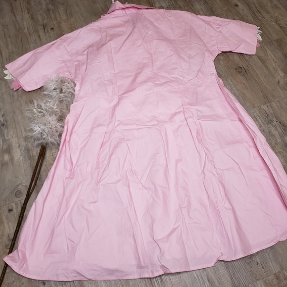 NWT Oversized Streetwear Shirt Dress Cat Design - Picture 5 of 6